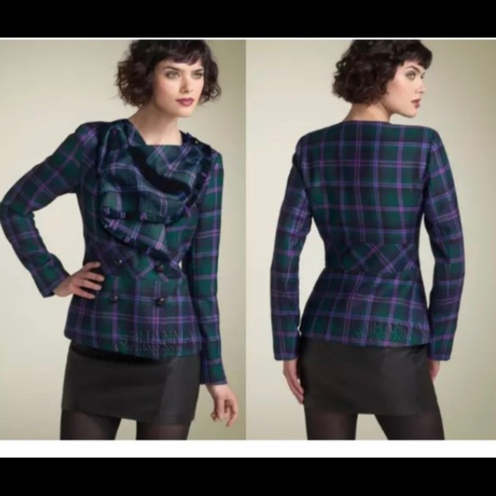 L.A.M.B. By Gwen Stefani Fall 2008 plaid blazer in excellent used condition